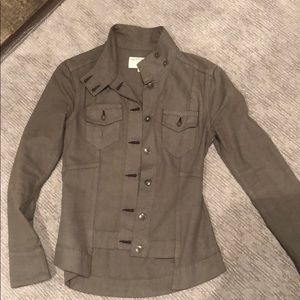 Rag and Bone Army Green Denim Blazer/Jacket